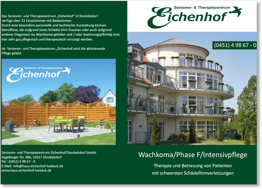 Senioren- und Therapiezentrum Eichenhof GmbH - Flyer Wachkoma